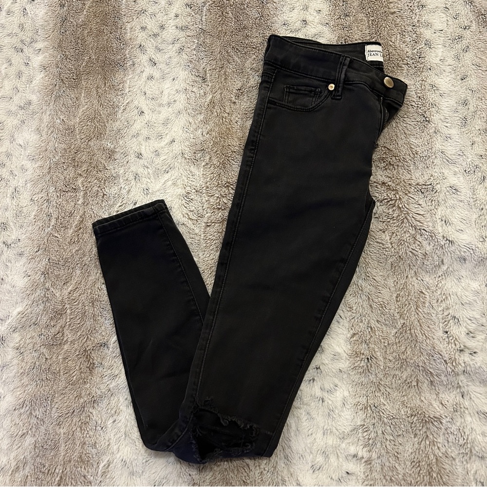 Abercrombie & Fitch Charcoal Jean Leggings